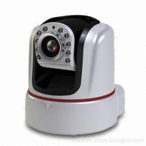 PTZ IP Camera with IR Cut and 3x Optical Zoom, Supports SD Card for Local Recording